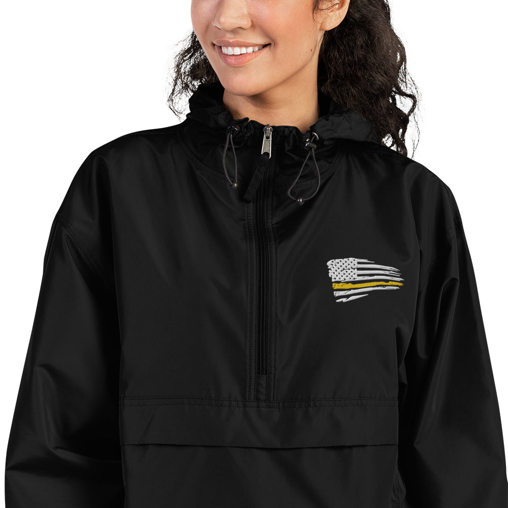 Thin Yellow Line Embroidered Jacket