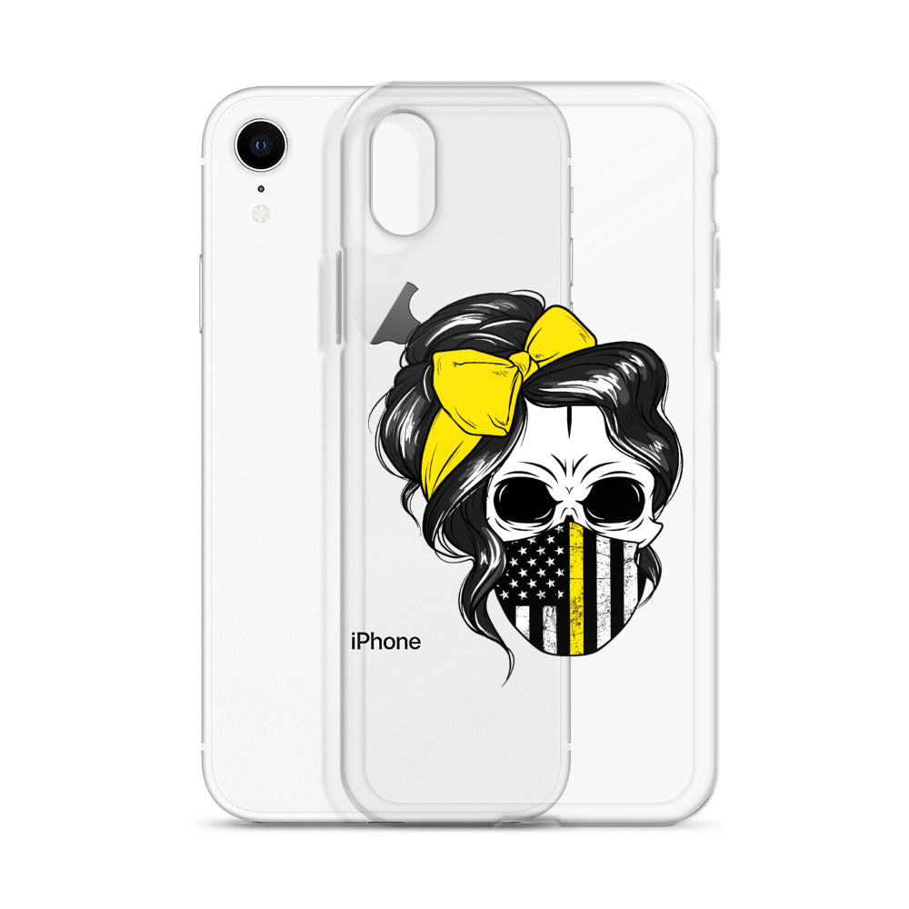 Thin Yellow Line iPhone Case