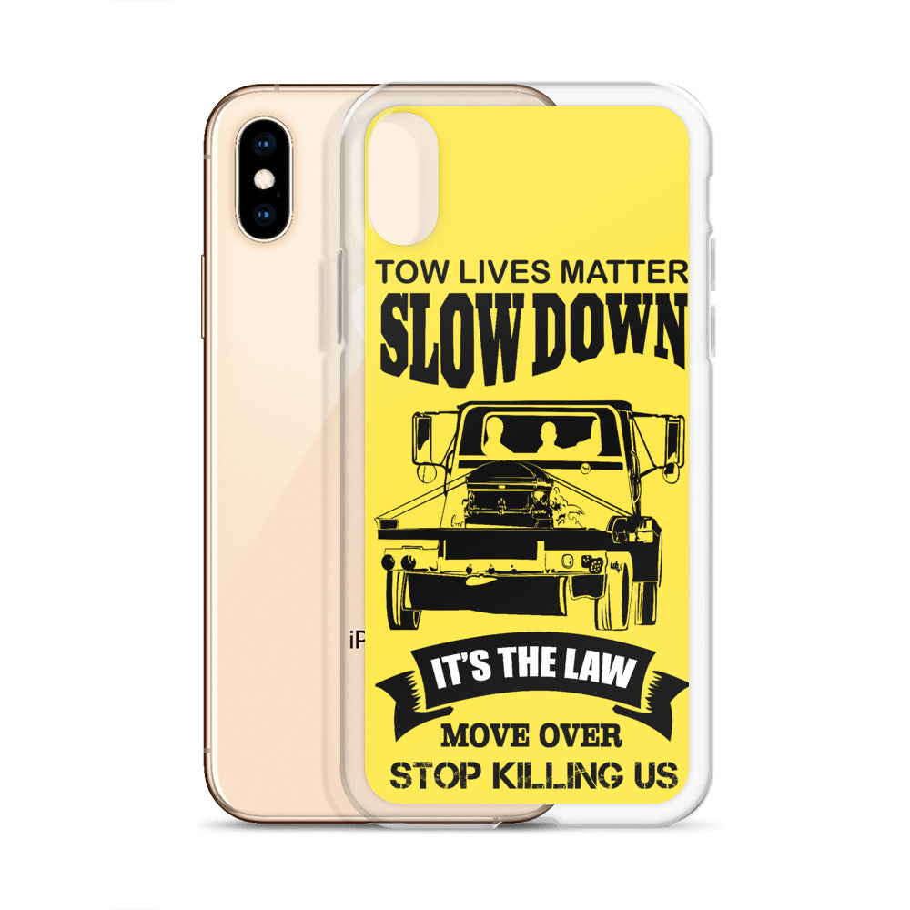 Slow down move over iPhone Case