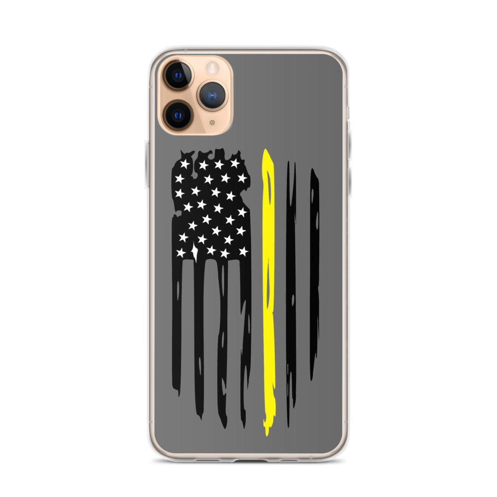 Thin Yellow Line iPhone Case