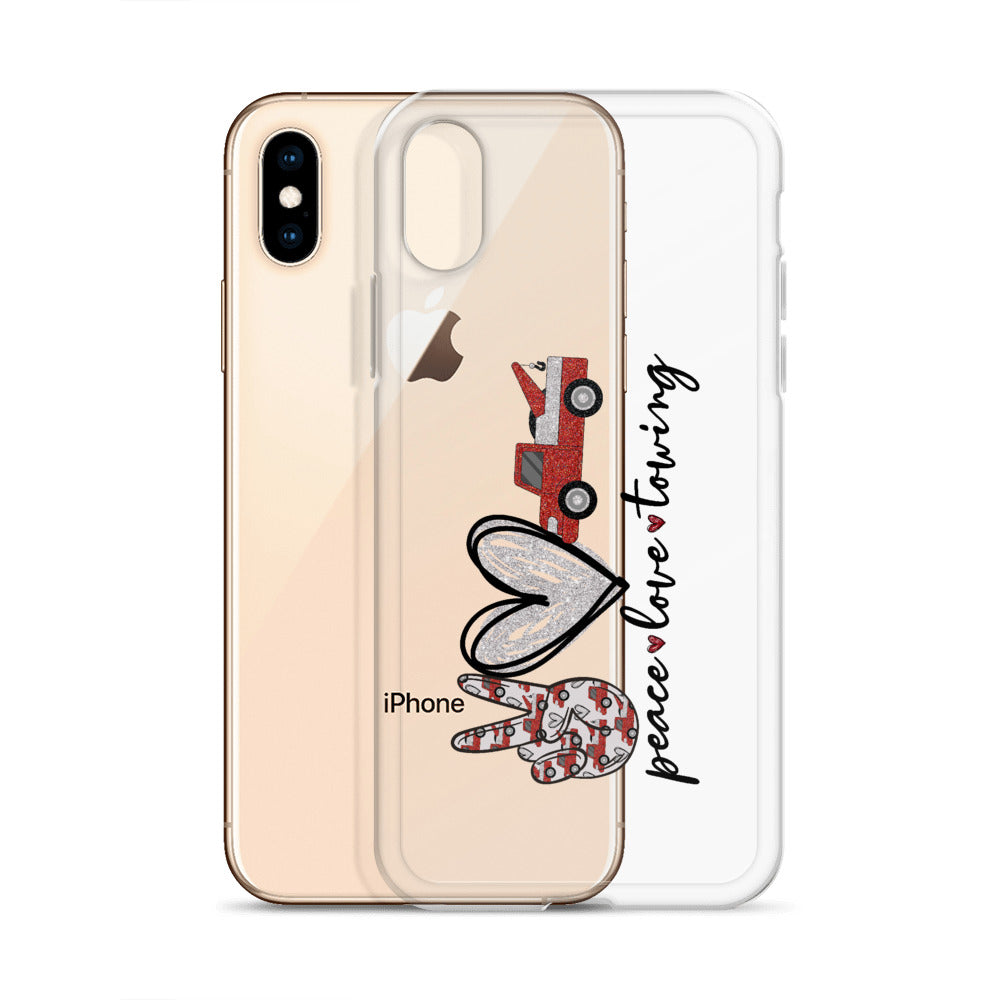 Peace Love Towing iPhone Case