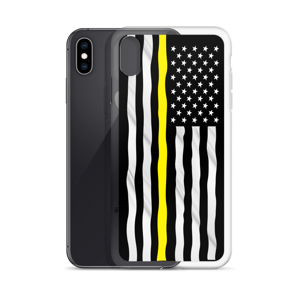 Thin Yellow Line iPhone Case