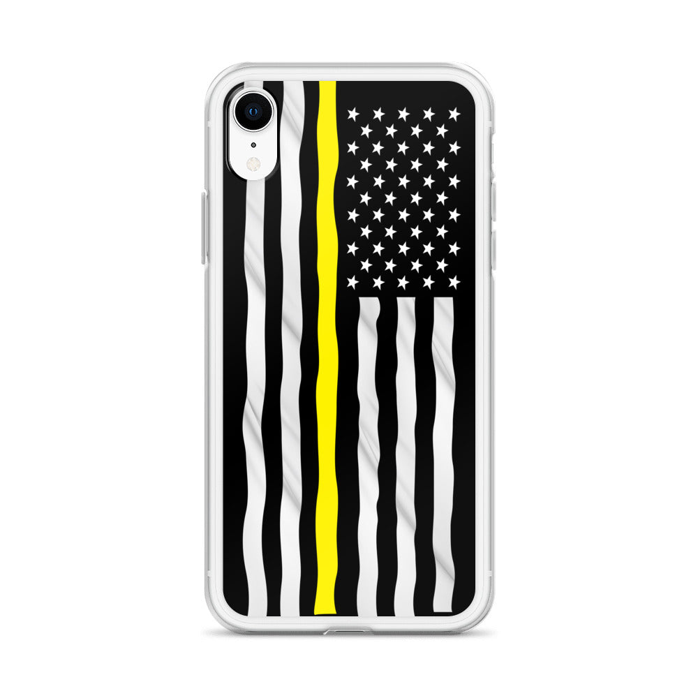 Thin Yellow Line iPhone Case