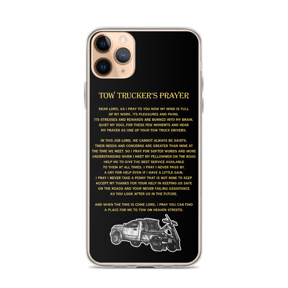 Tow Operator Prayer iPhone Case
