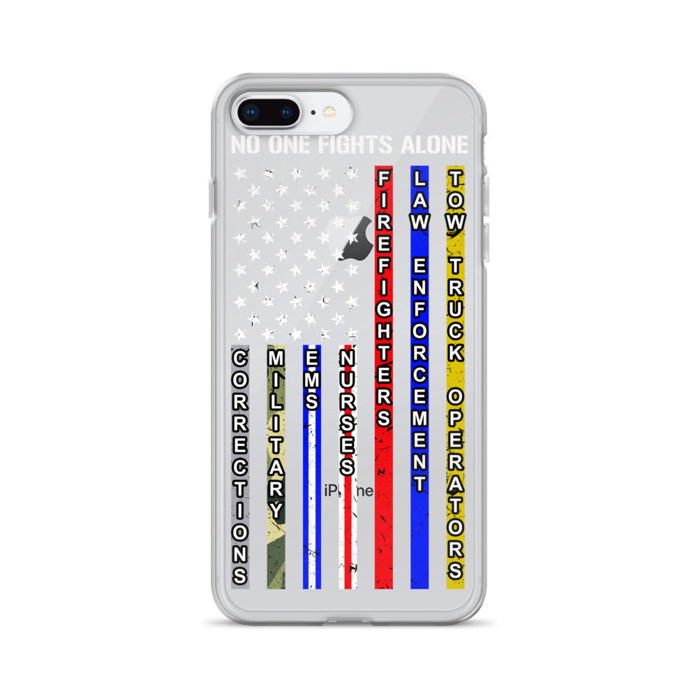 No One Fights Alone iPhone Case