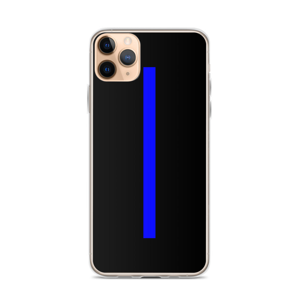 Thin Blue Line iPhone Case