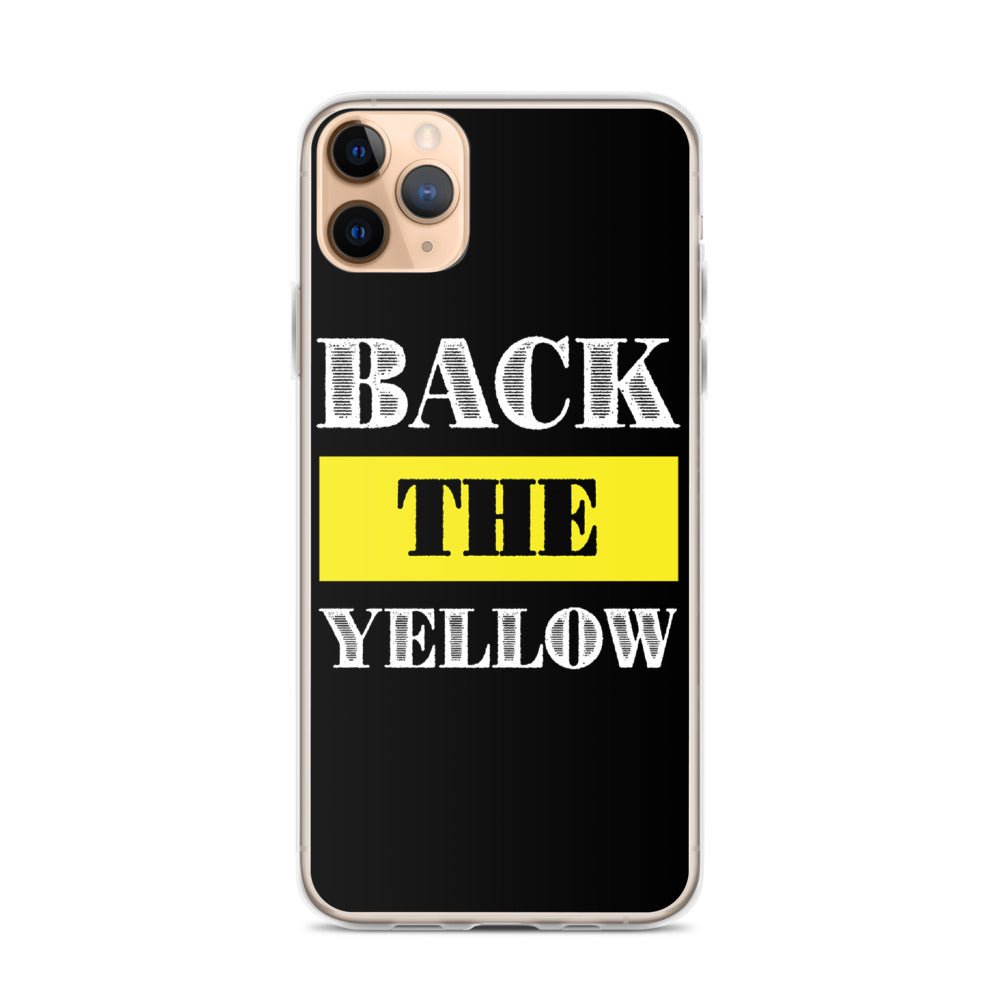 Back The Yellow iPhone Case