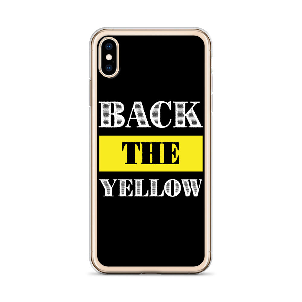 Back The Yellow iPhone Case