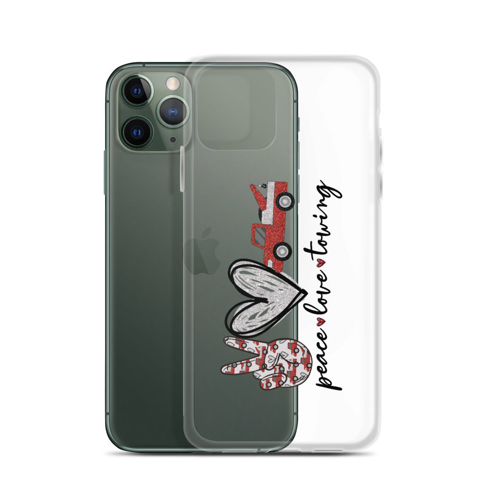 Peace Love Towing iPhone Case