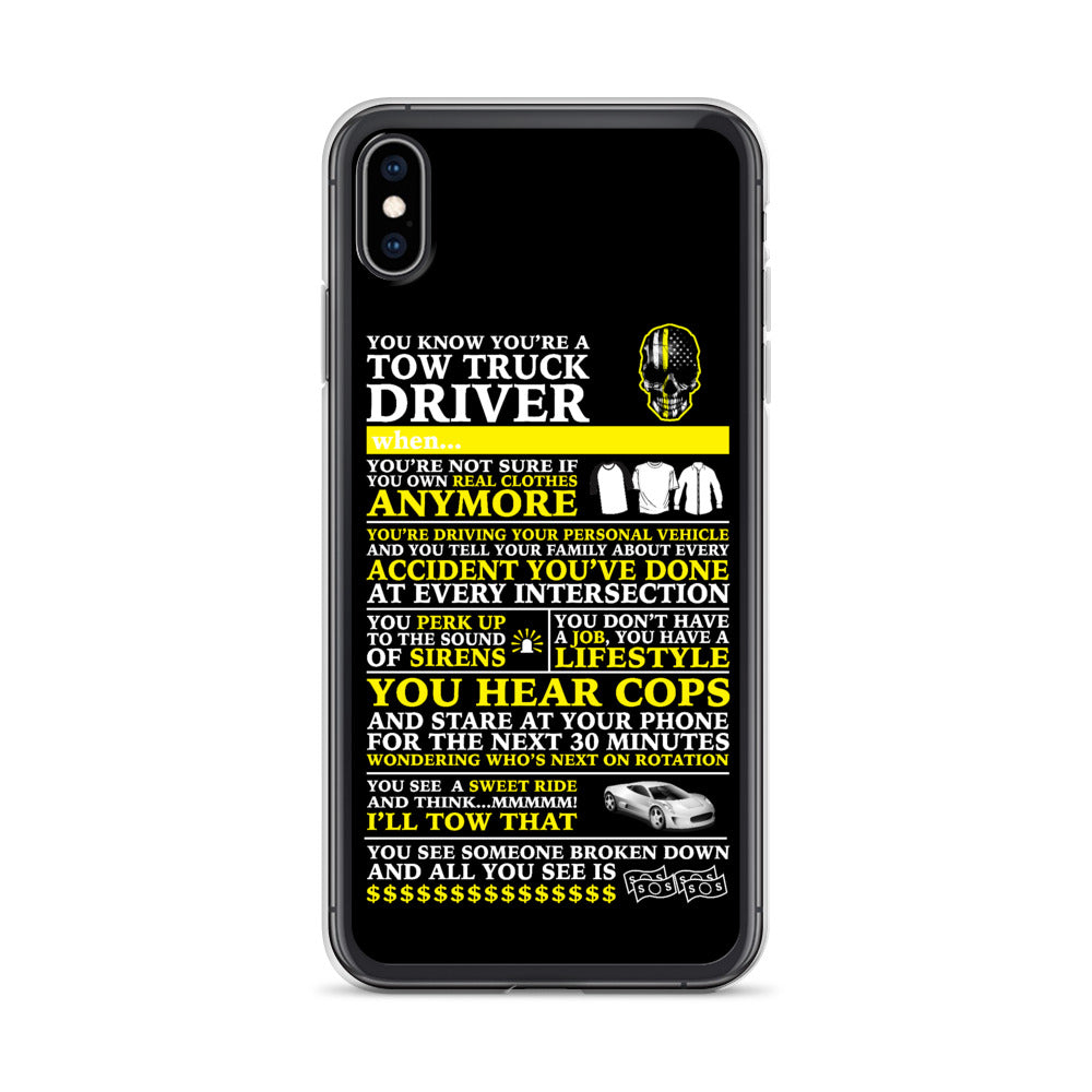Tow Operator iPhone Case