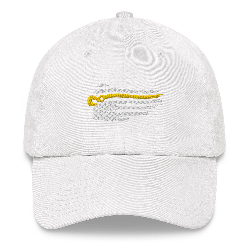 Flexfit Hat with Distressed J-Hook Flag