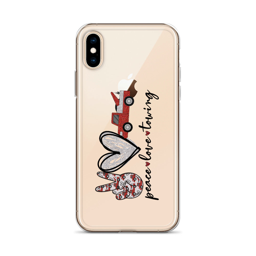 Peace Love Towing iPhone Case