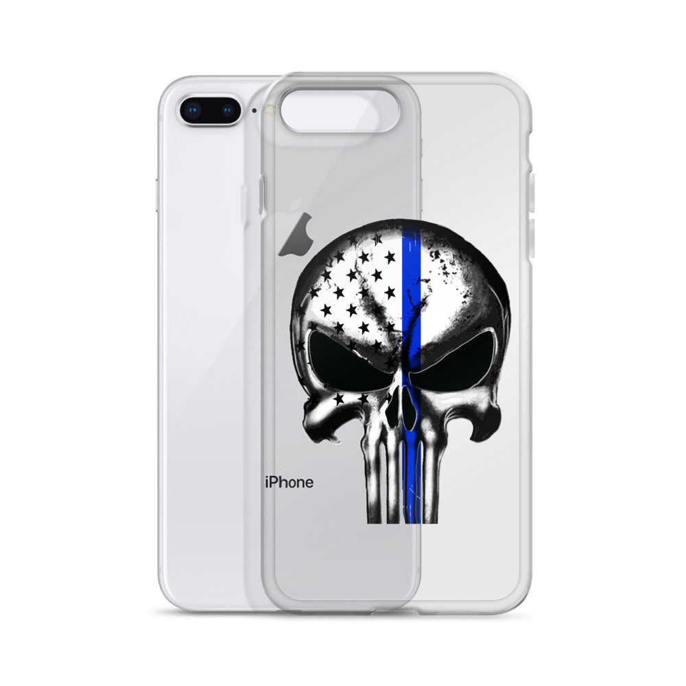 Thin Blue Line iPhone Case