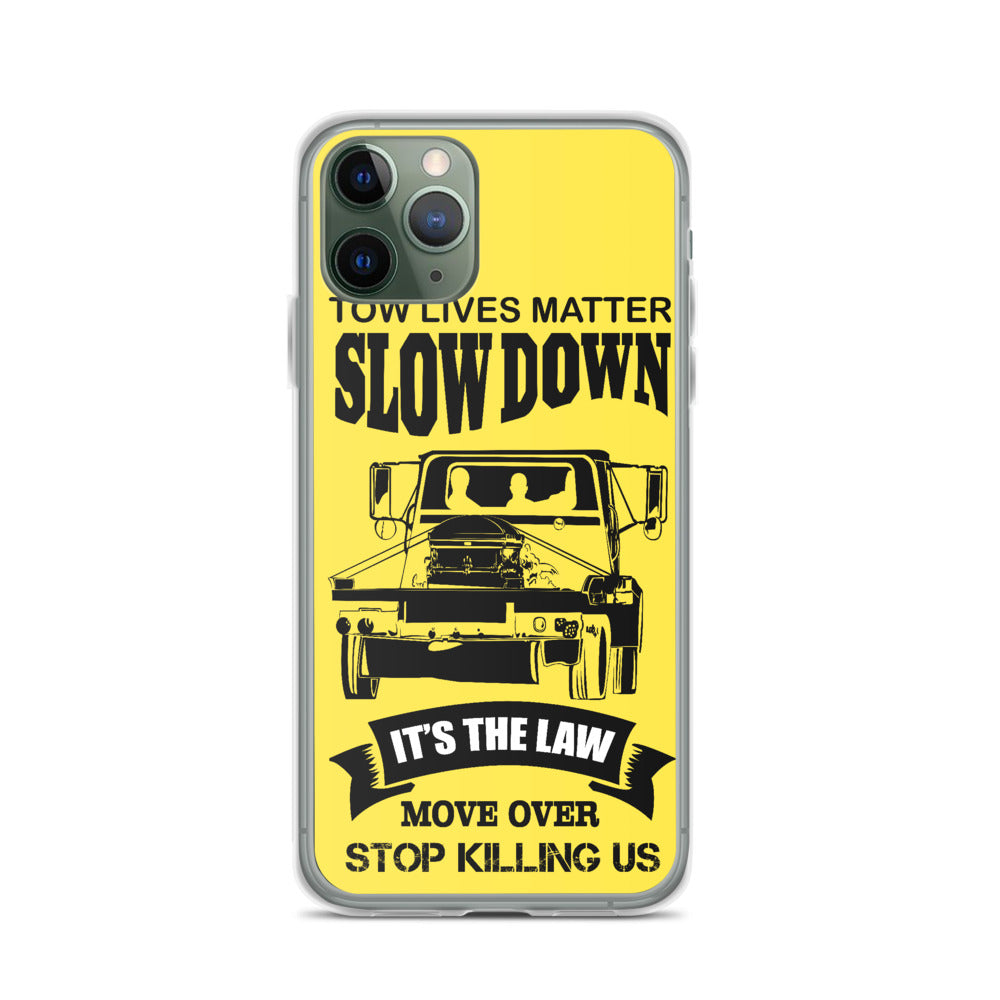 Slow down move over iPhone Case