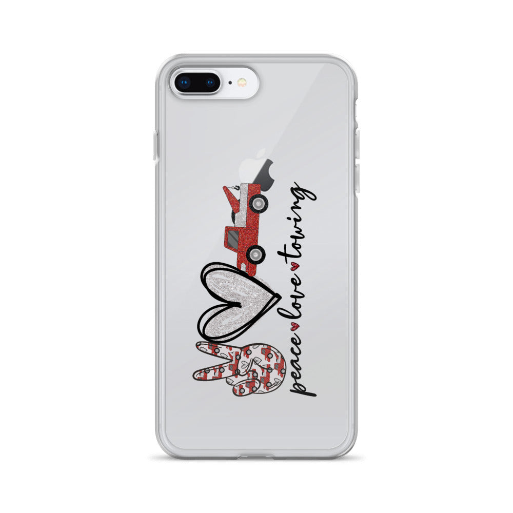 Peace Love Towing iPhone Case
