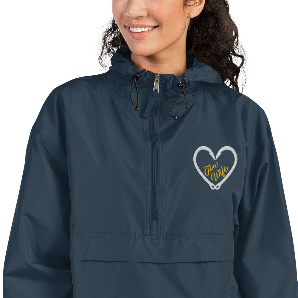 Tow Wife Embroidered Champion Packable Jacket