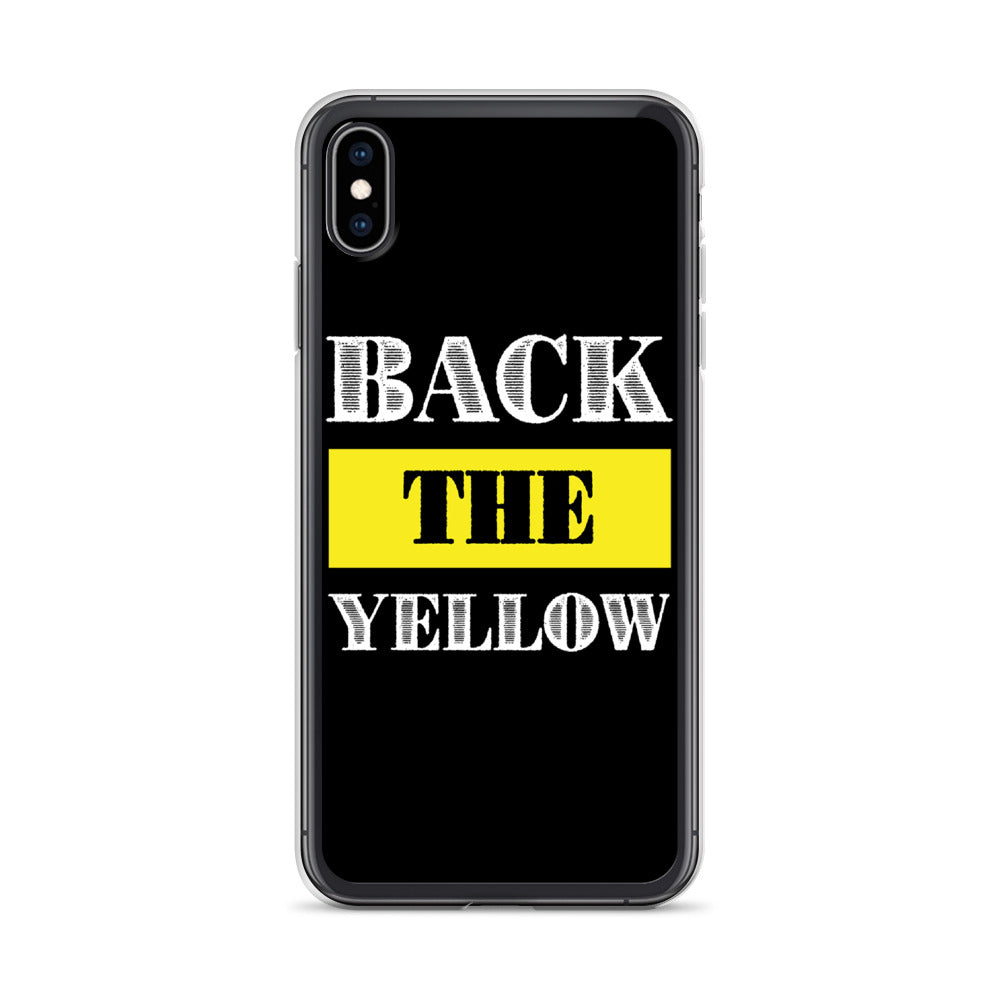 Back The Yellow iPhone Case