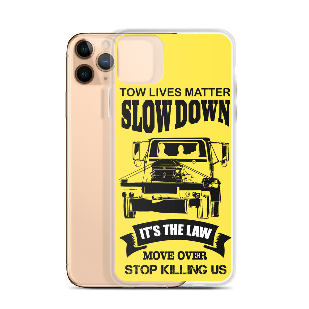 Slow down move over iPhone Case