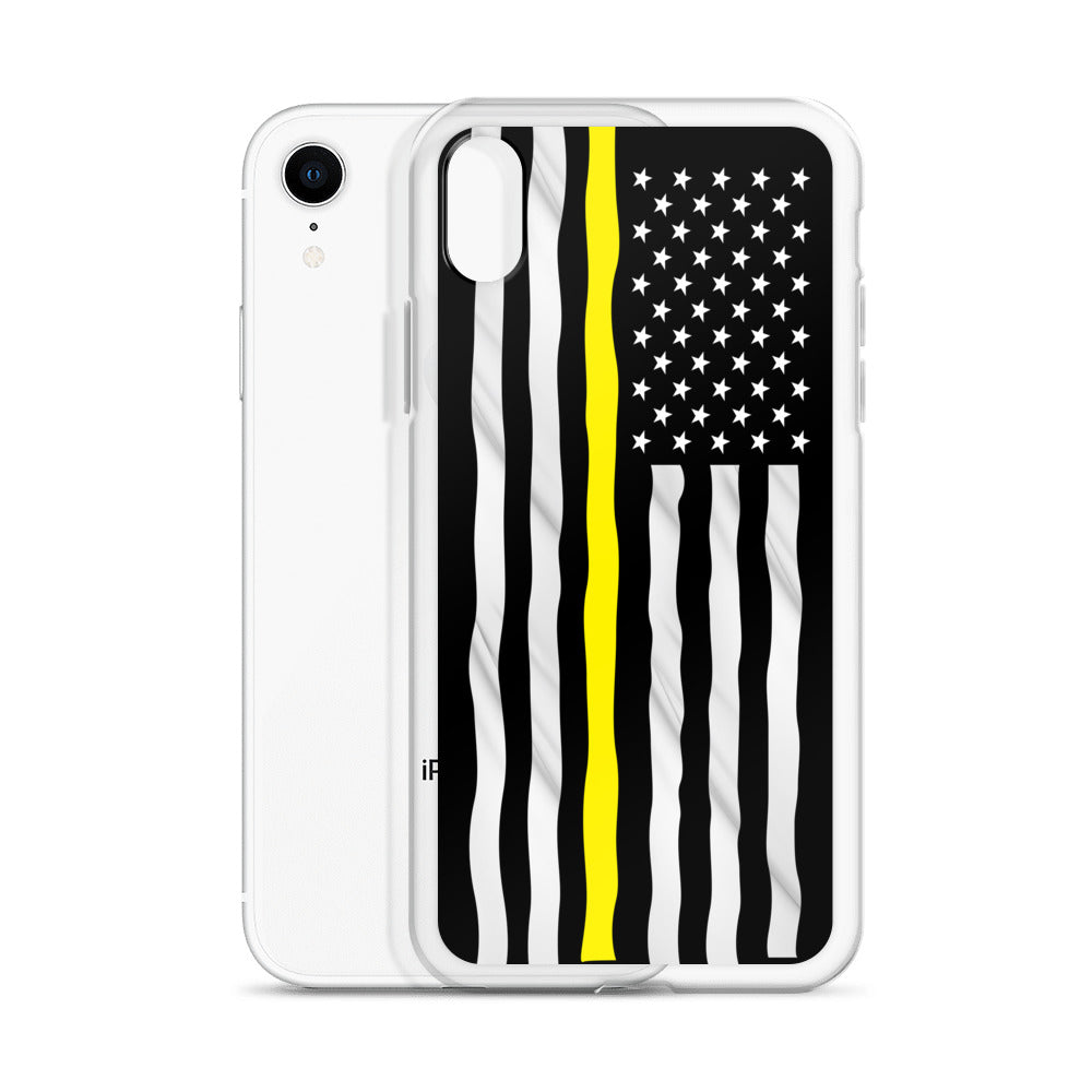 Thin Yellow Line iPhone Case