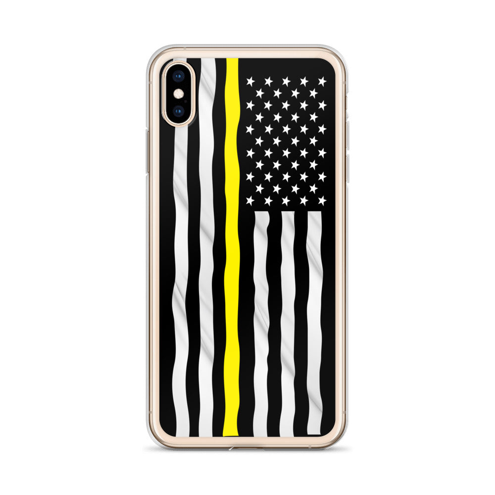Thin Yellow Line iPhone Case