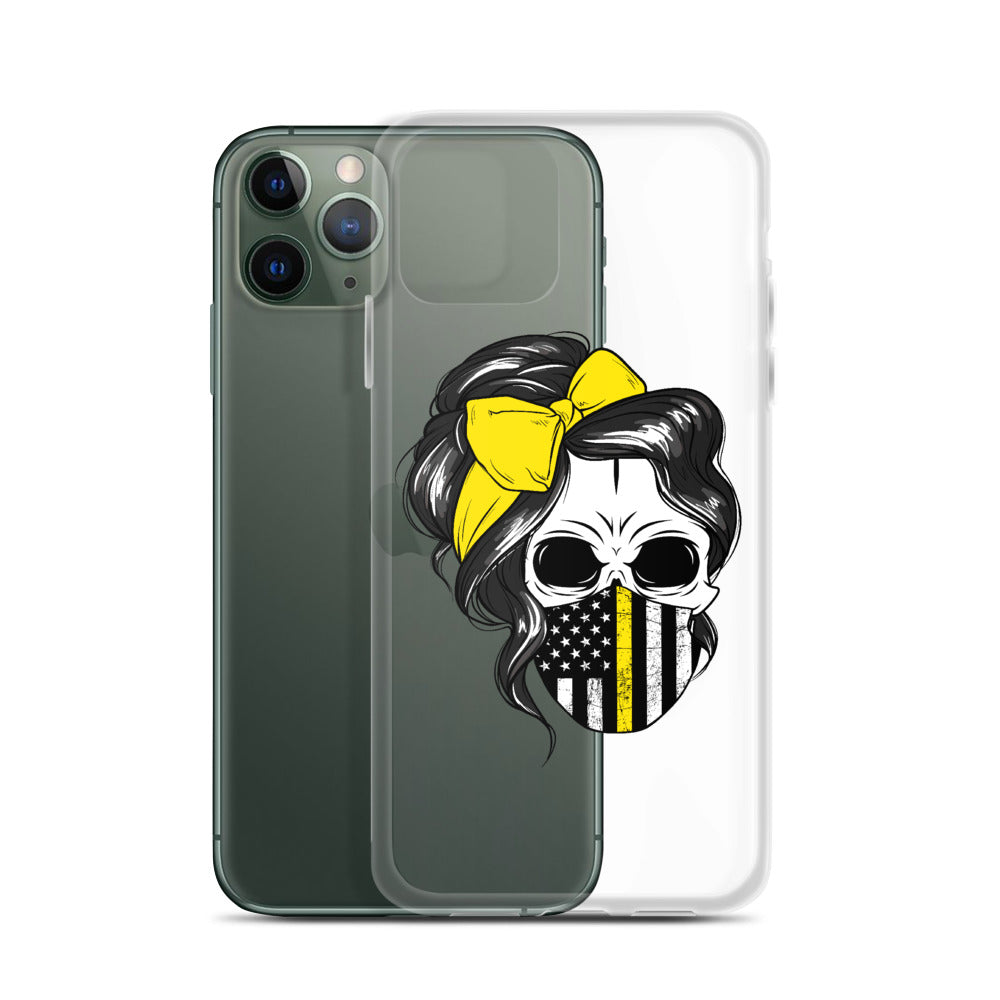 Thin Yellow Line iPhone Case