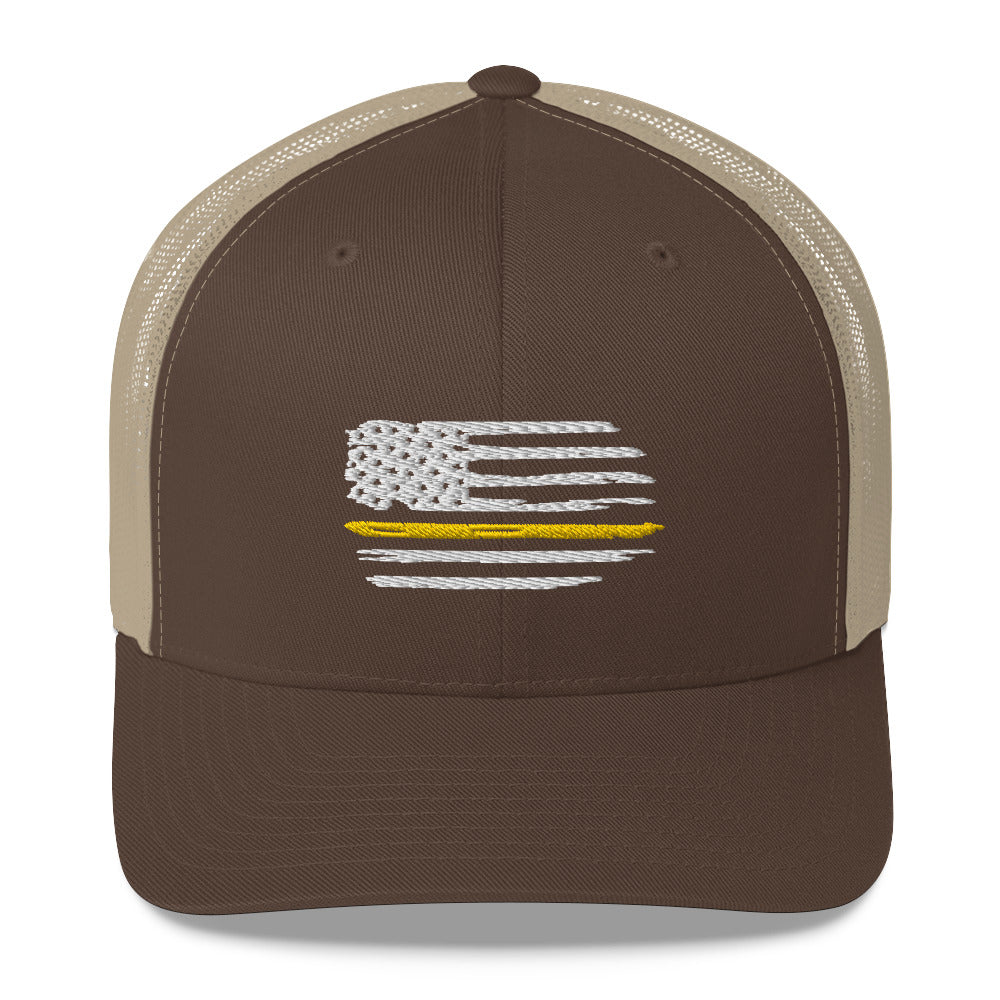 Thin Yellow Line Trucker Cap