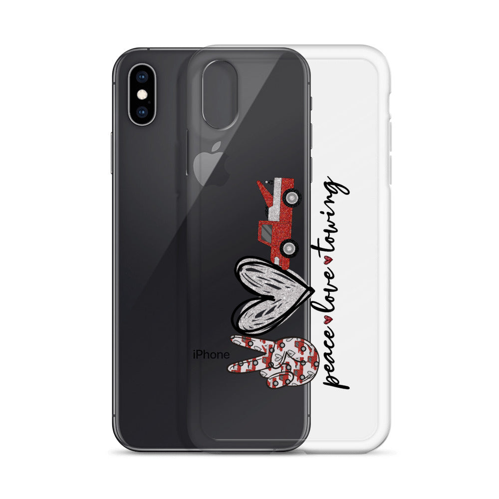 Peace Love Towing iPhone Case