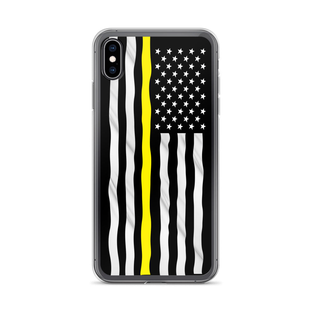 Thin Yellow Line iPhone Case