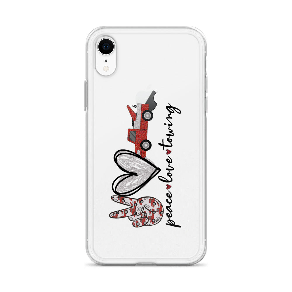 Peace Love Towing iPhone Case