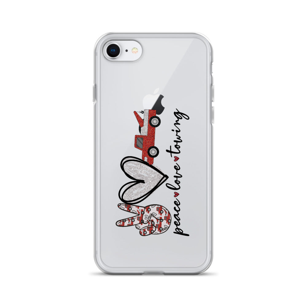 Peace Love Towing iPhone Case