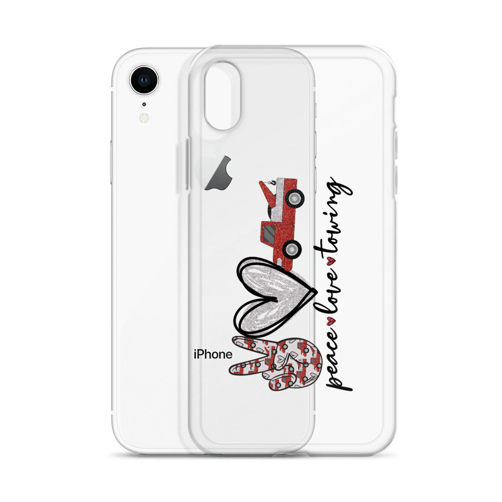 Peace Love Towing iPhone Case