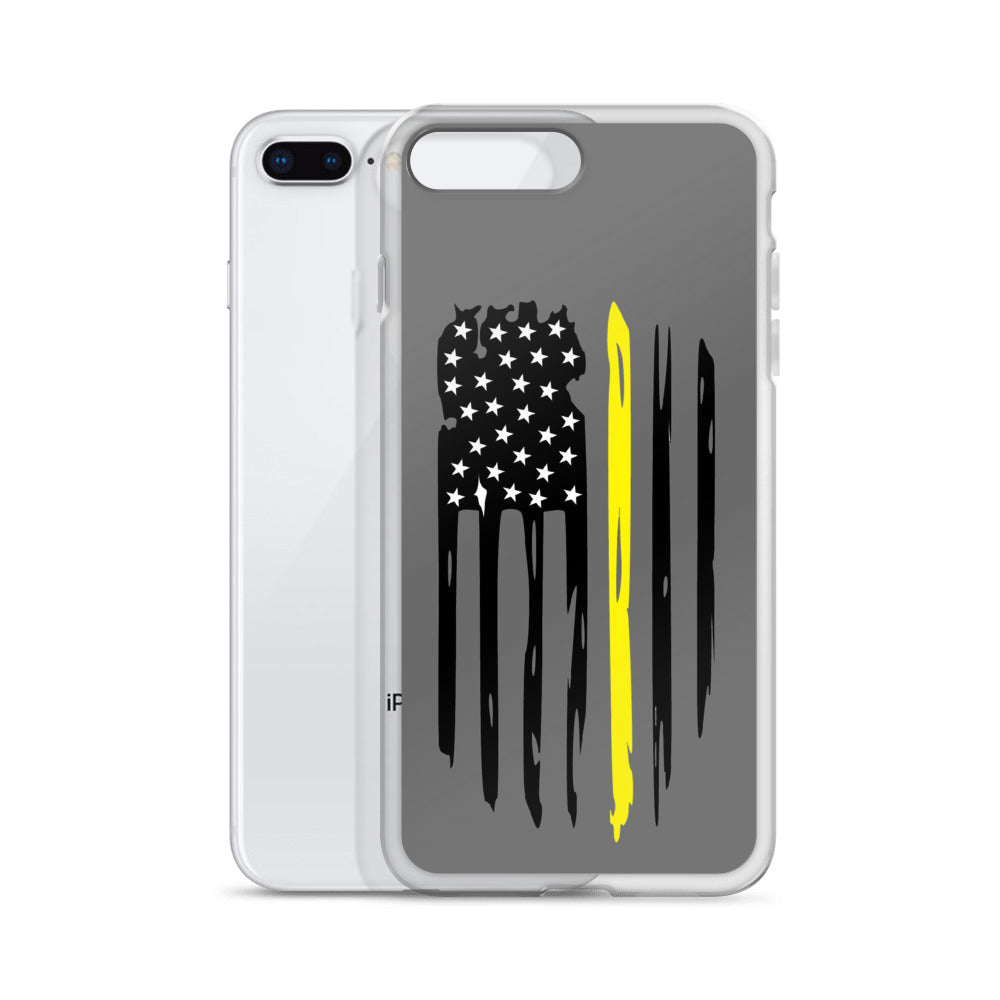 Thin Yellow Line iPhone Case
