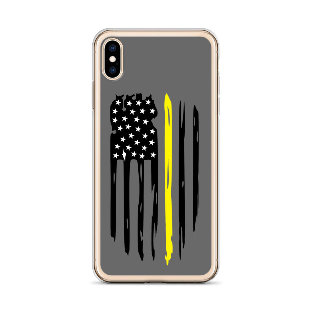 Thin Yellow Line iPhone Case