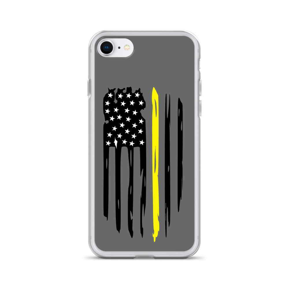 Thin Yellow Line iPhone Case
