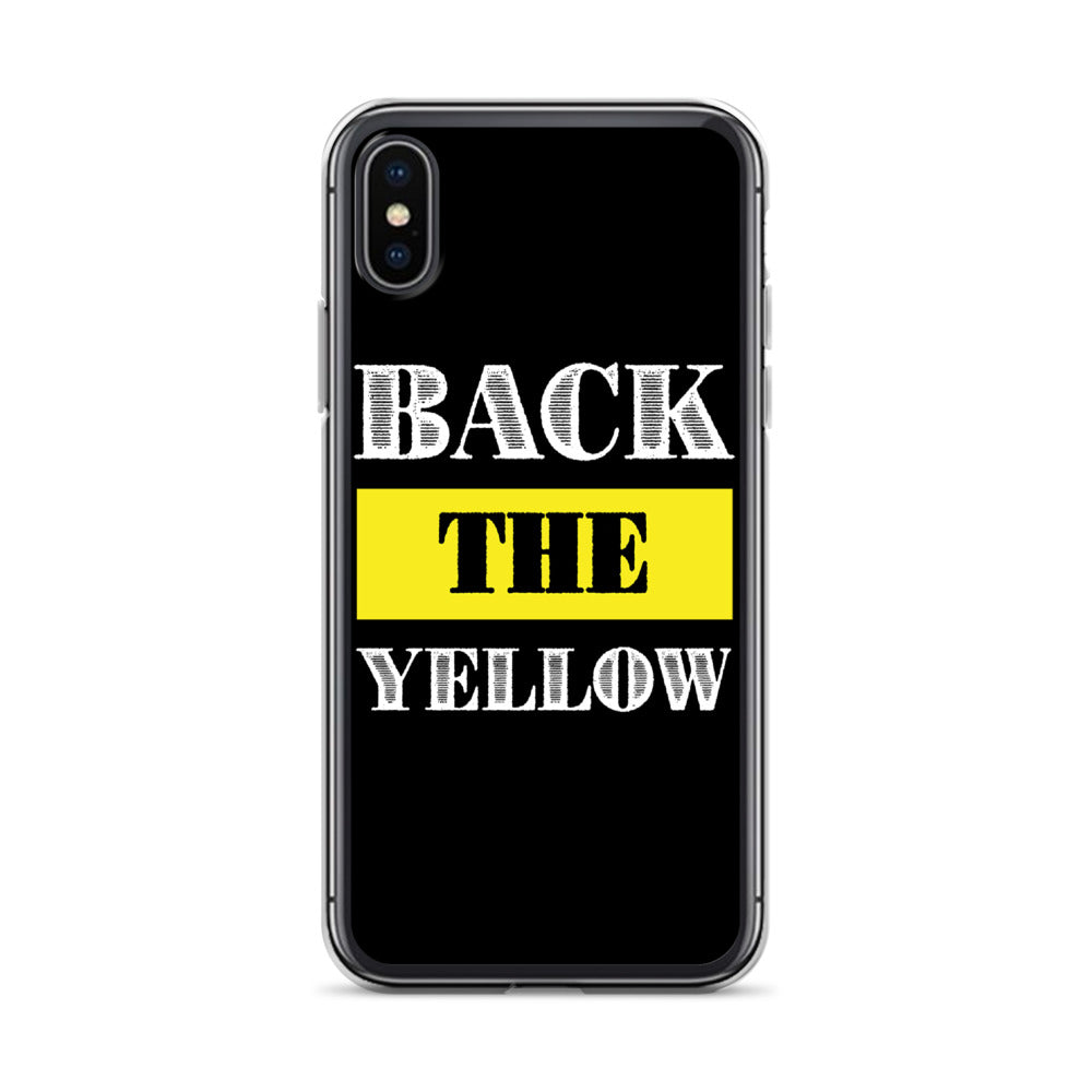 Back The Yellow iPhone Case