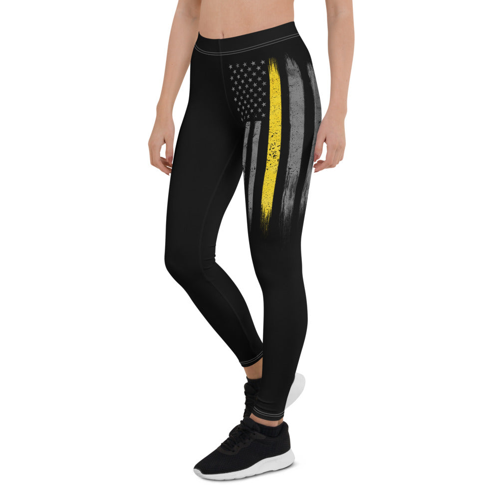 Thin Yellow Line Leggings
