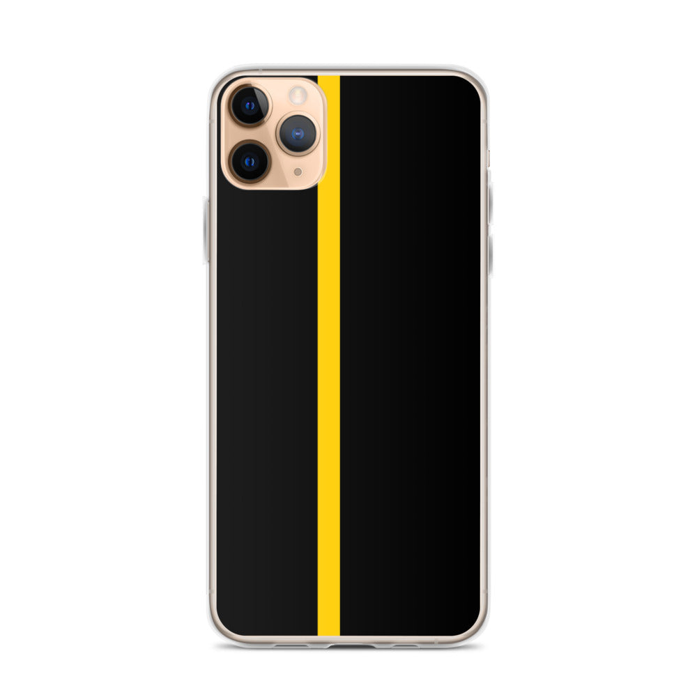 Thin Yellow Line iPhone Case
