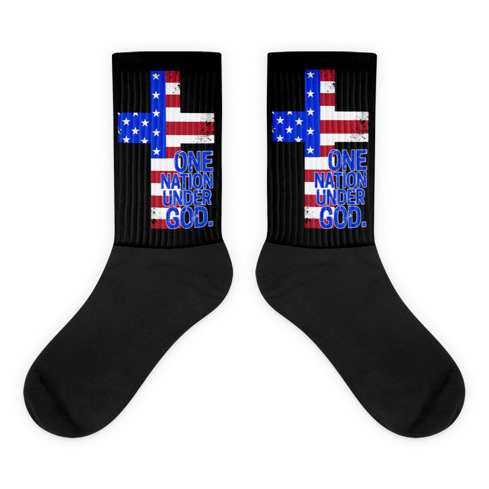 One Nation Under God Socks