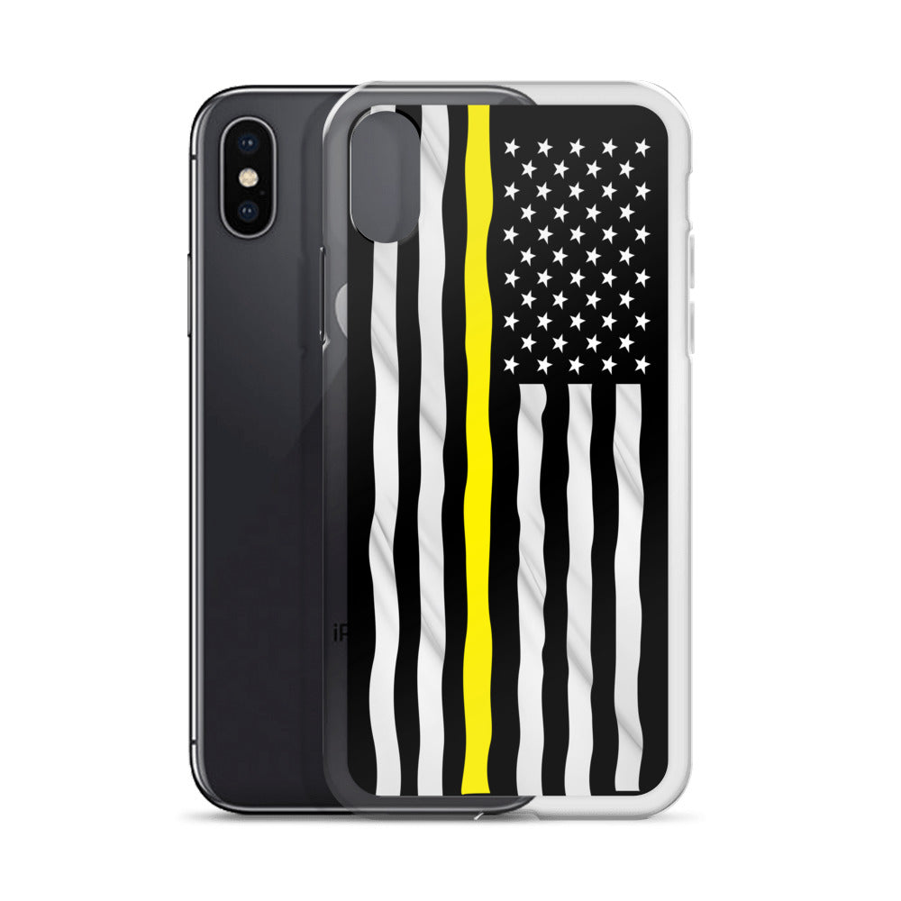 Yellow Line iPhone Case