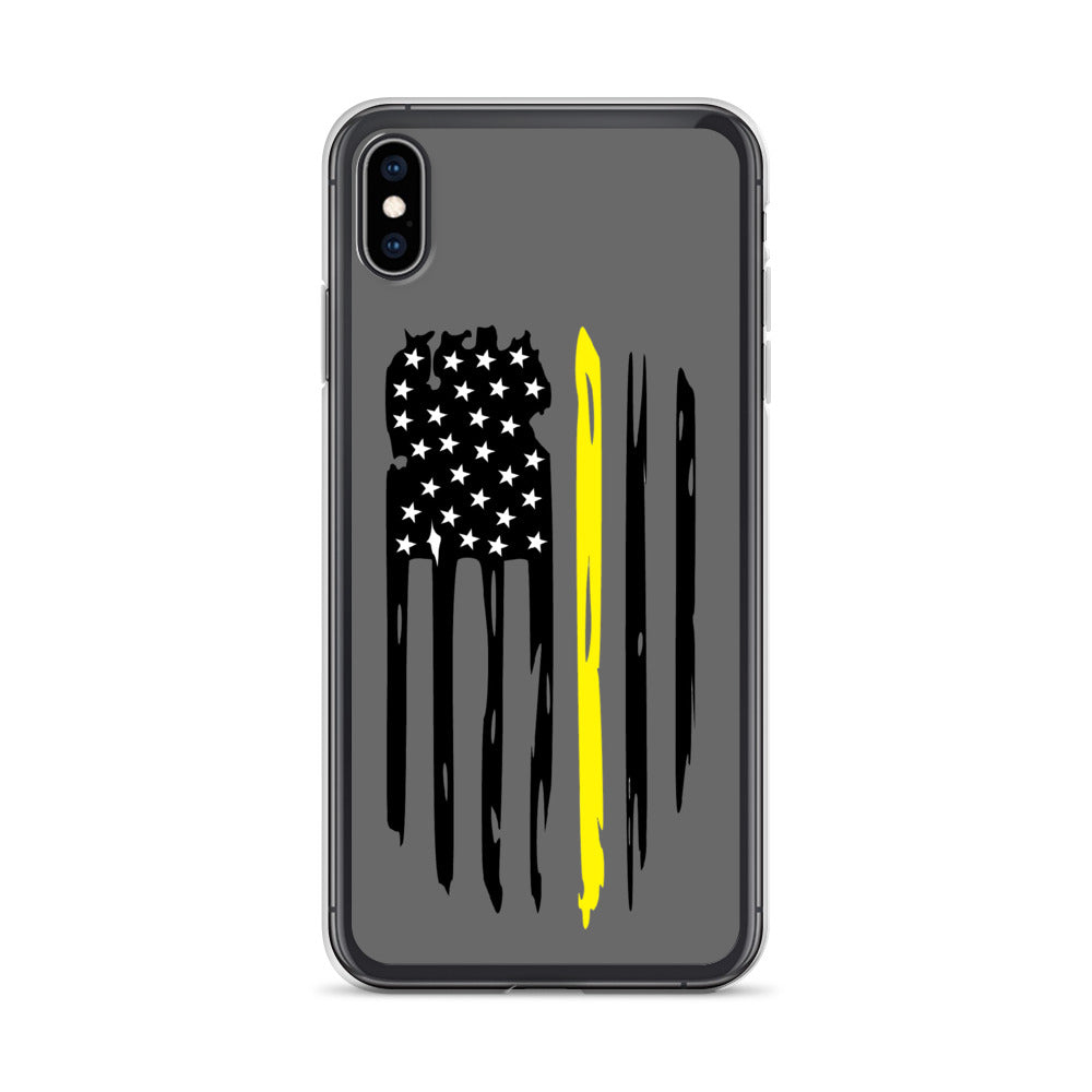 Thin Yellow Line iPhone Case
