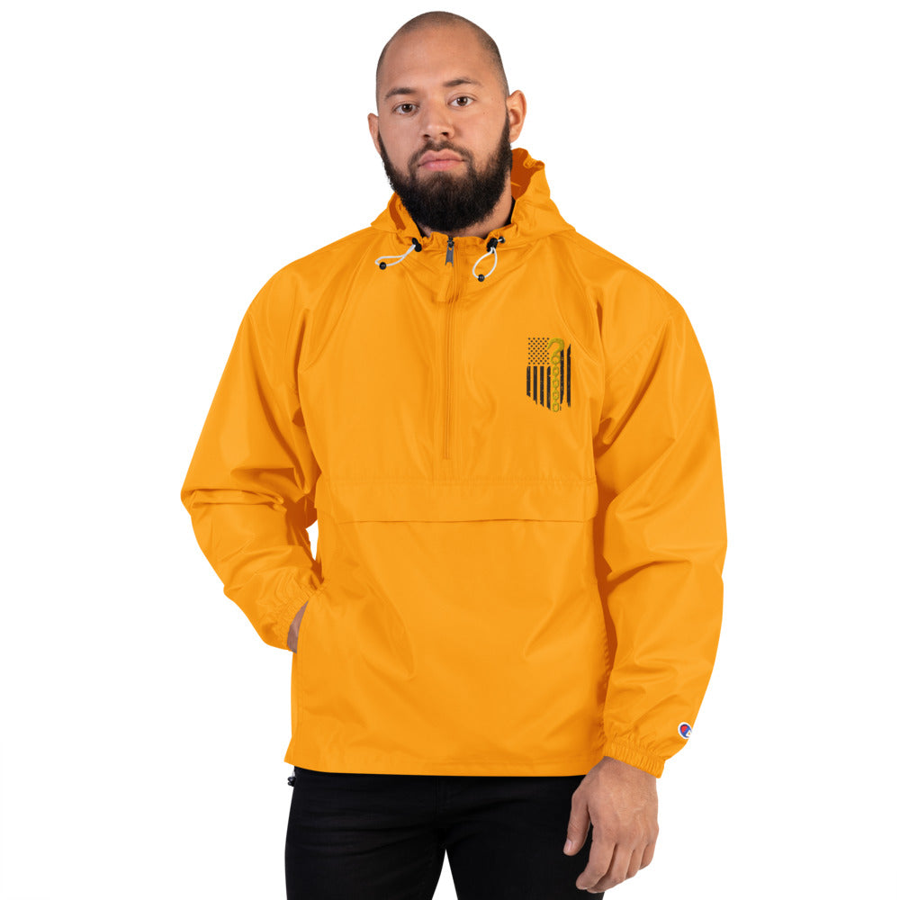 Thin Yellow Line Embroidered Jacket