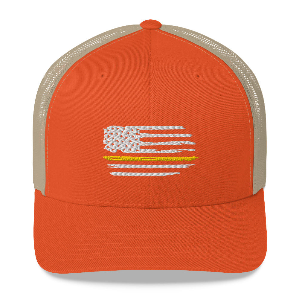 Thin Yellow Line Trucker Cap