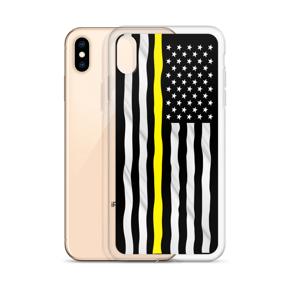 Thin Yellow Line iPhone Case