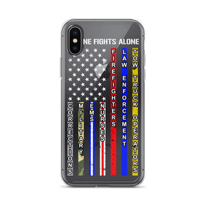 No One Fights Alone iPhone Case