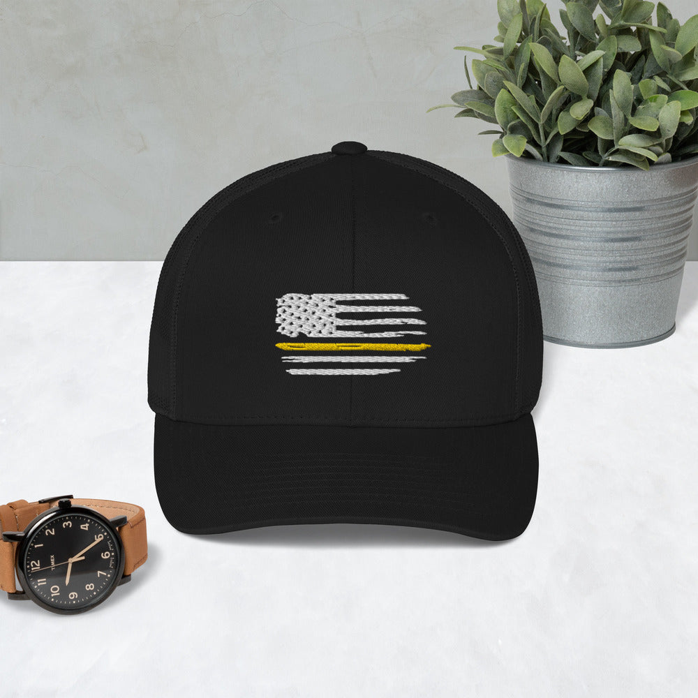 Thin Yellow Line Trucker Cap
