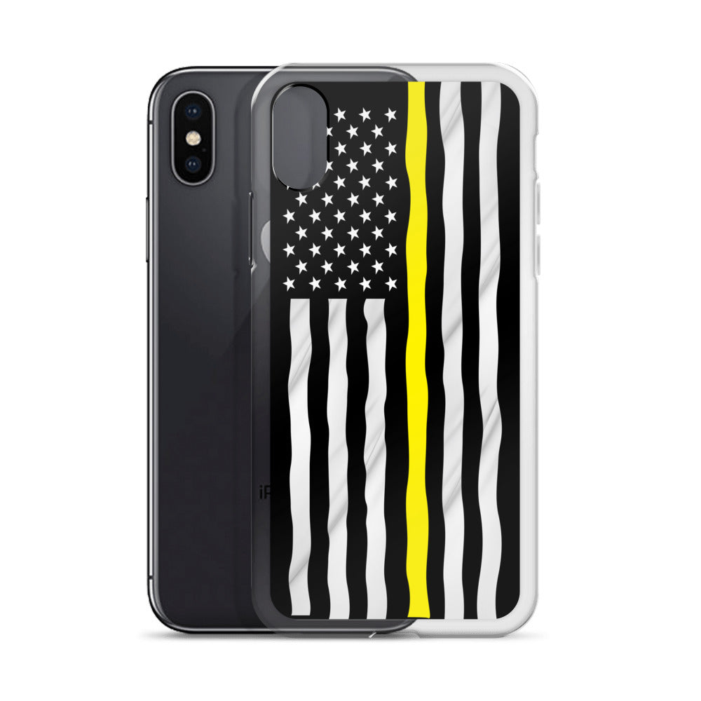Yellow line iPhone Case