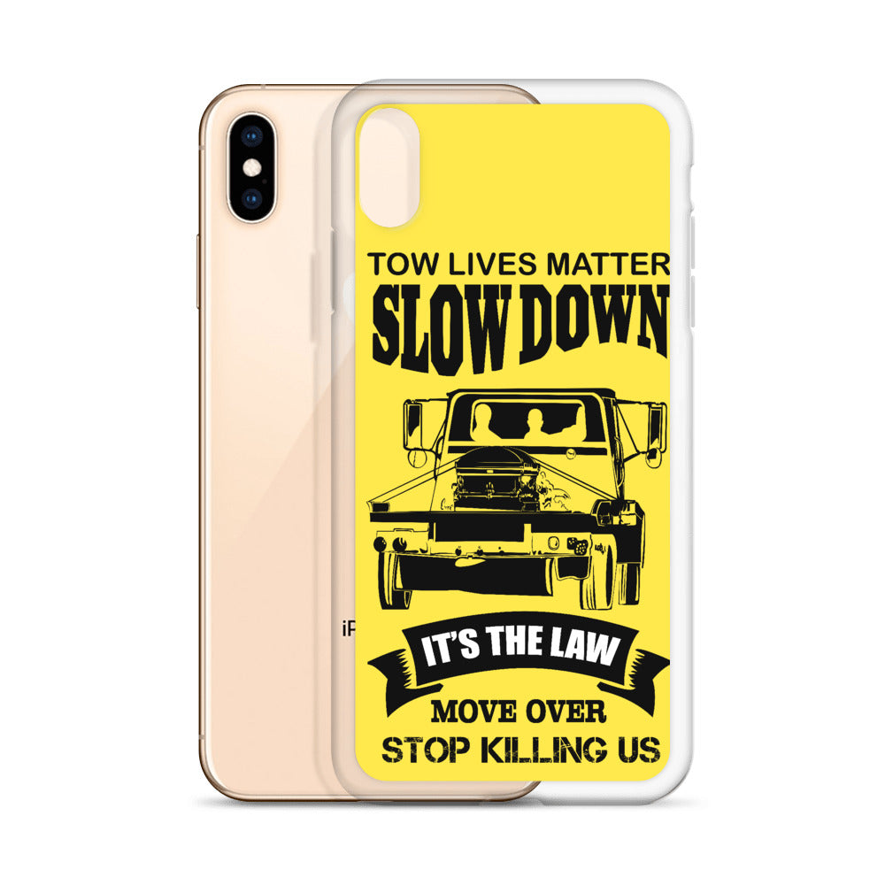 Slow down move over iPhone Case