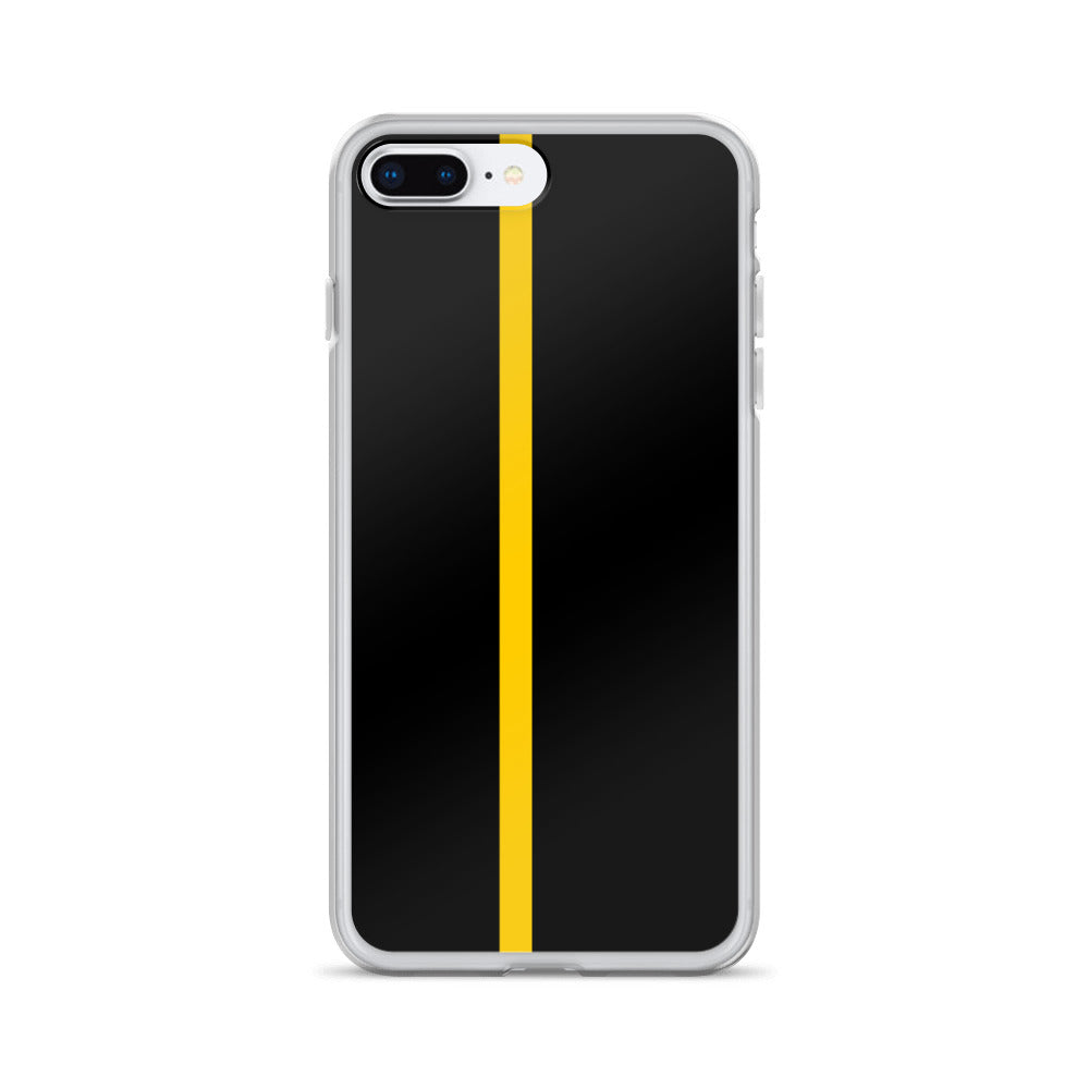 Thin Yellow Line iPhone Case