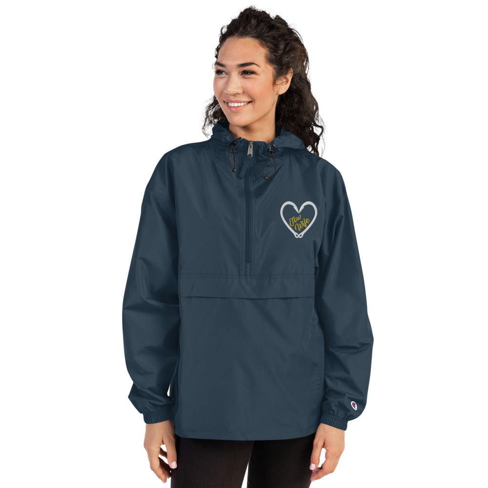 Tow Wife Embroidered Champion Packable Jacket