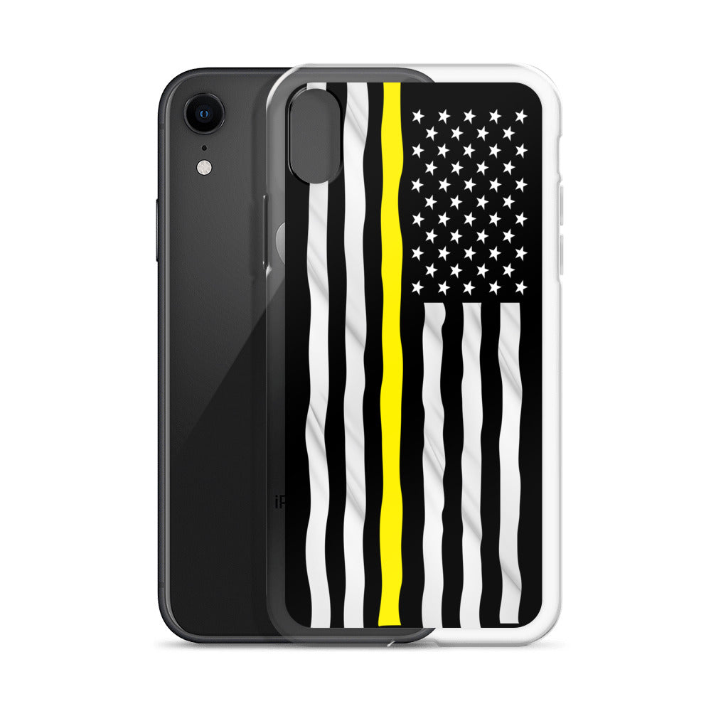Thin Yellow Line iPhone Case